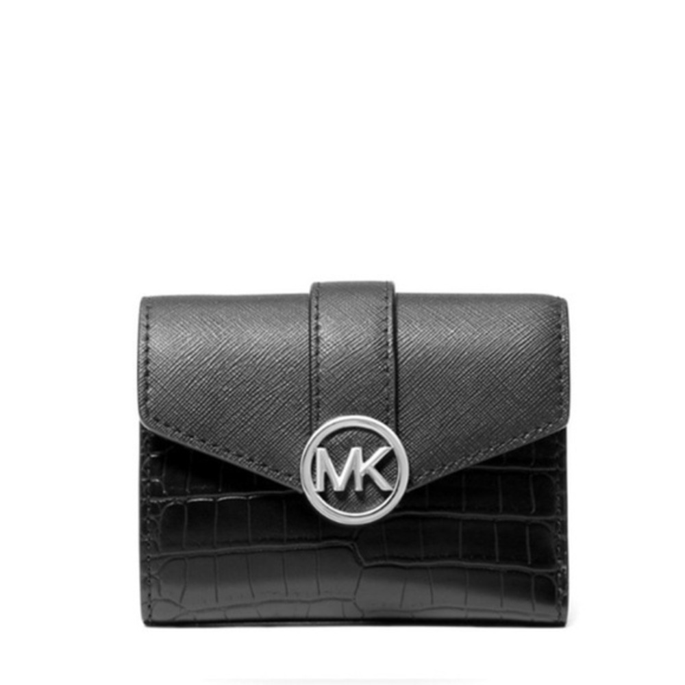 Michael Kors Carmen Medium Flap bifold in Black